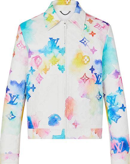 louis vuitton watercolor jacket|jacket louis vuitton original.